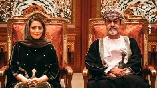 لباس بلوچی همسر سلطان عمان 