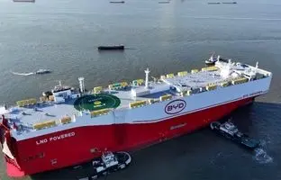 غول دریایی BYD چین: 92000 خودرو را حمل می کند+ ویدئو