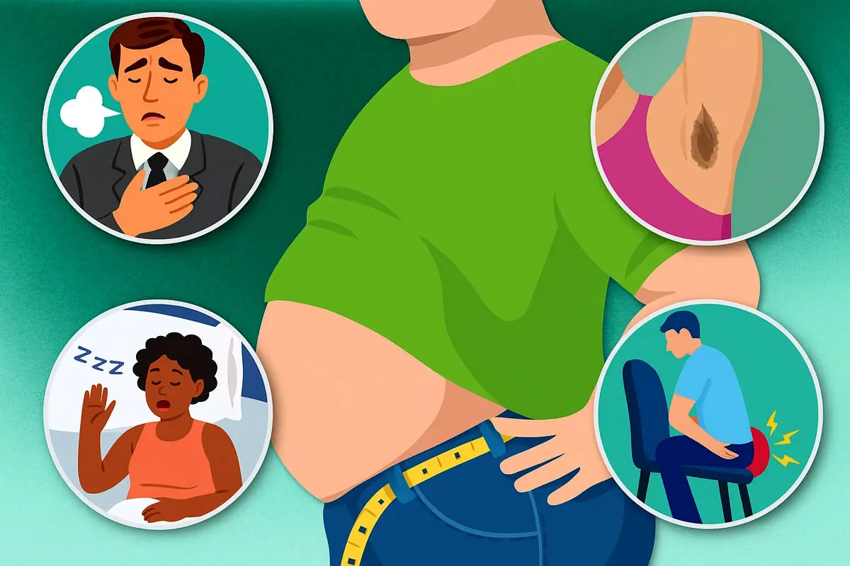 ۱۲ نشانه که می گویند اضافه وزن شما خطرناک است؛ چاقی بالینی چیست؟