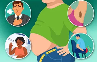 ۱۲ نشانه که می گویند اضافه وزن شما خطرناک است؛ چاقی بالینی چیست؟