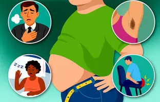 ۱۲ نشانه که می گویند اضافه وزن شما خطرناک است؛ چاقی بالینی چیست؟