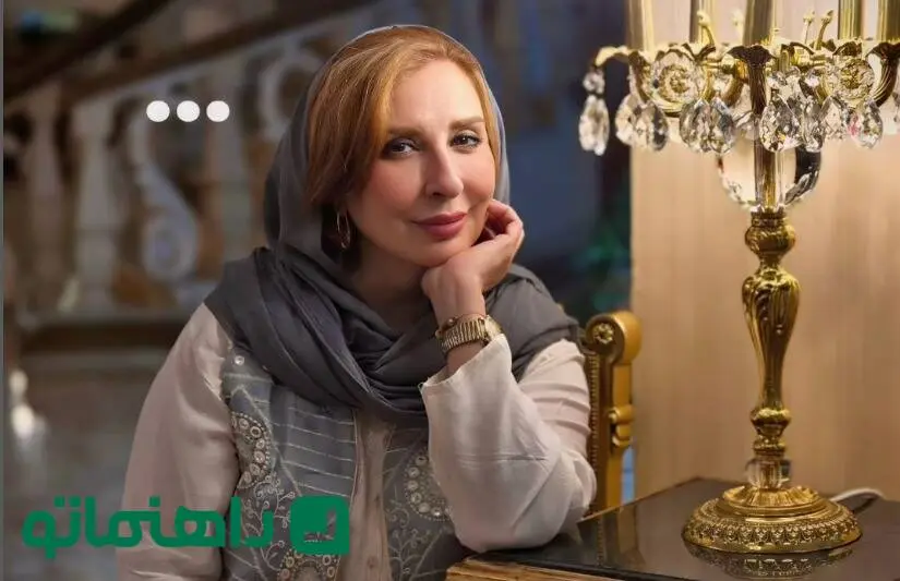 جذاب‌ترین استایل بهاری مرجانه گلچین با کت سوزن‌دوزی شده
