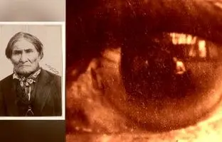 تصویر زن عکاس که 104 سال در چشم یک جنگجوی سرخپوست مخفی مانده بود