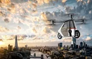اولین موتورسیکلت برقی پرنده جهان در نمایشگاه CES 2025 معرفی شد + ویدئو
