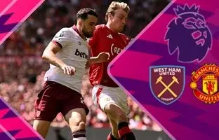 خلاصه بازی منچستریونایتد 0 - وستهم 2 + ویدئو