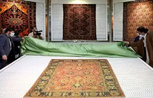 رونمایی از شاهکار ۵۰۰ ساله عصر صفوی در موزه فرش ایران + ویدئو