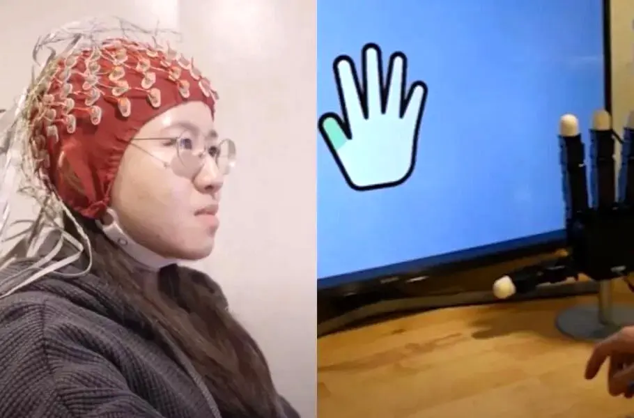 توسعه اولین دست رباتیک جهان که تنها با ذهن کنترل انگشتان را ممکن می‌کند + ویدئو