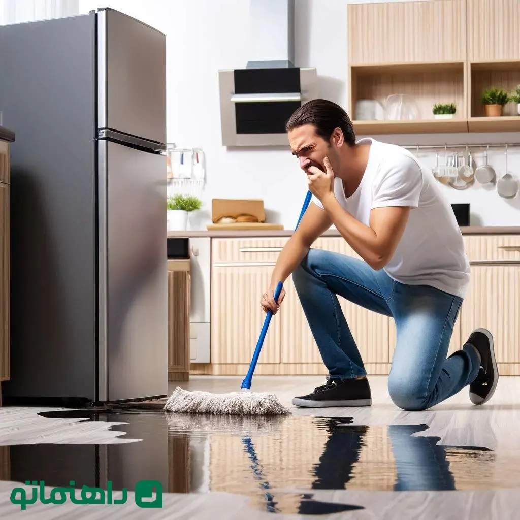 8 علت نشتی کردن آب از یخچال + راه های رفع آن