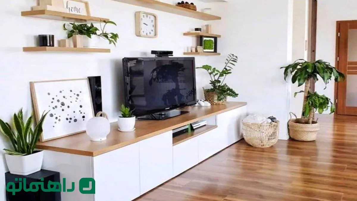7  دکوری برای میز تلویزیون که اتاق نشیمن را زیر و رو می کند