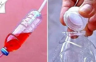 ۳ ایده خلاقانه برای تبدیل بطری‌های پلاستیکی به وسایل کاربردی + ویدئو