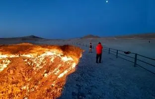 دروازه جهنم در ترکمنستان ؛ رازهایی از دوران اتحاد جماهیر شوروی + ویدئو