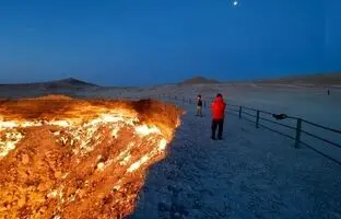 دروازه جهنم در ترکمنستان ؛ رازهایی از دوران اتحاد جماهیر شوروی + ویدئو