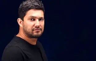  پریدن حامد بهداد روی میز در نشست خبری 