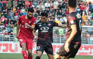 خلاصه بازی فولاد 1 - پرسپولیس 1 + ویدئو