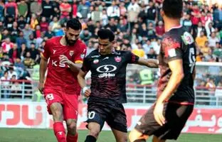 خلاصه بازی فولاد 1 - پرسپولیس 1 + ویدئو
