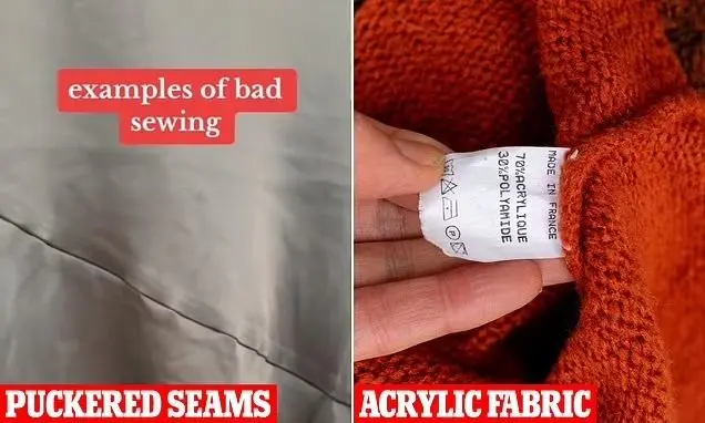 این نشانه ها می گویند که لباس شما بادوام نبوده و خیلی زود خراب می شود