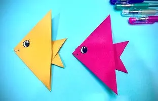 یک اوریگامی آسان برای کودکان + ویدئو