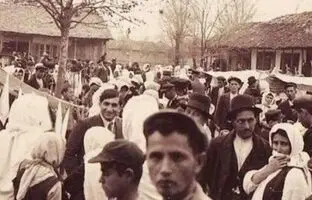 تصاویری از بازار سنتی قدیم سیاهکل سال 1321 خورشیدی 