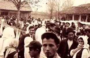 تصاویری از بازار سنتی قدیم سیاهکل سال 1321 خورشیدی 