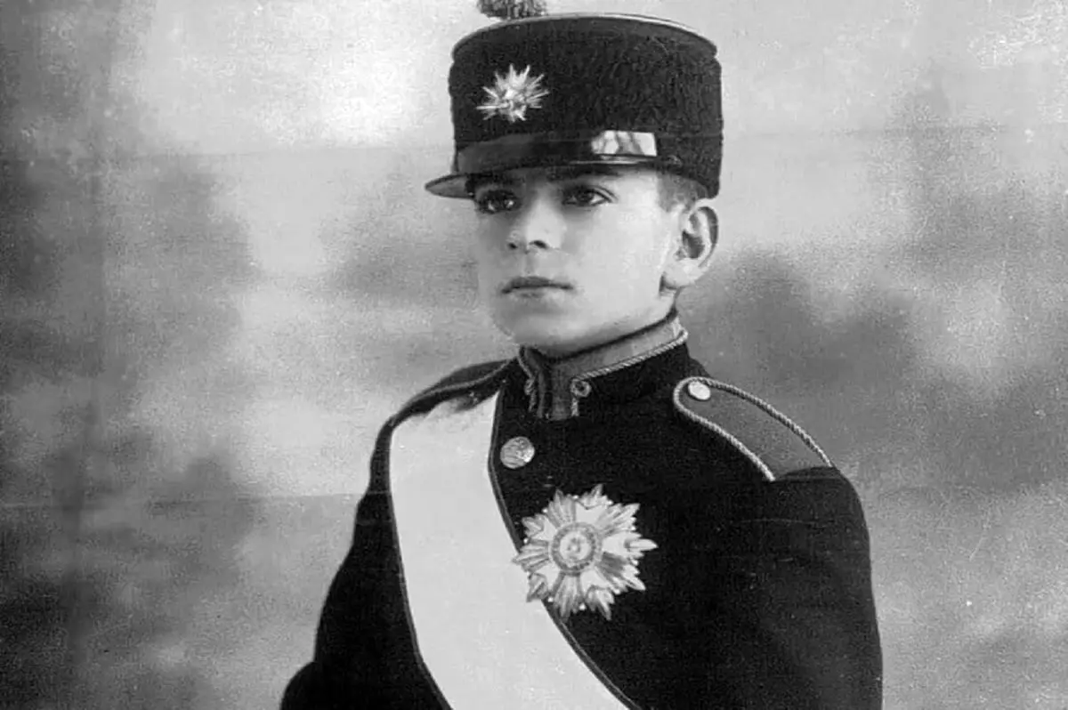 عکس قدیمی: محمدرضا و علیرضا پهلوی در لوزان سوئیس در سال 1312