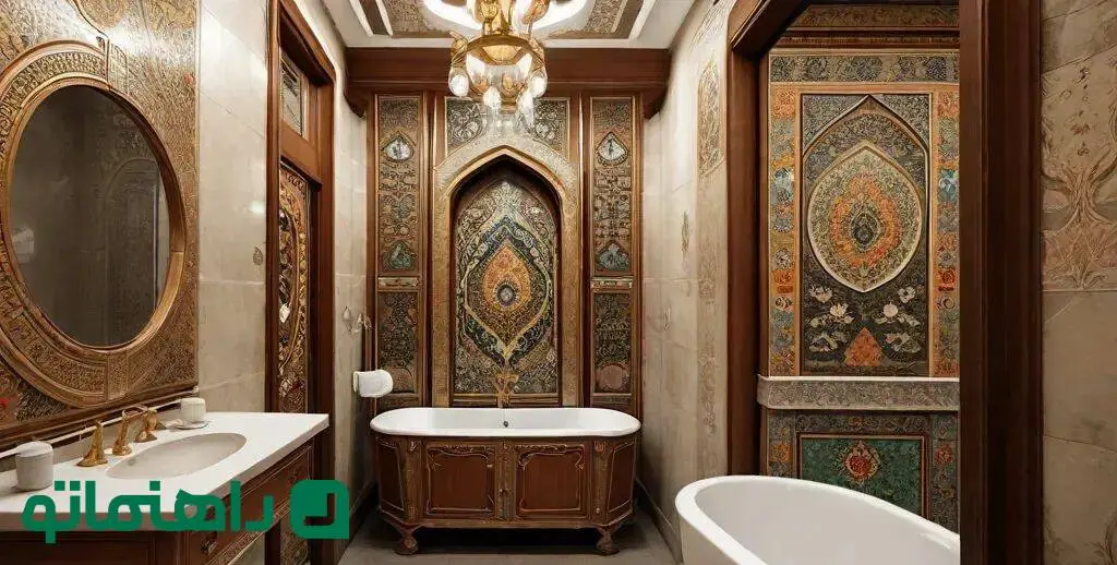 3 پیشنهاد هوش ‌مصنوعی برای دکوراسیون سرویس بهداشتی ایرانی