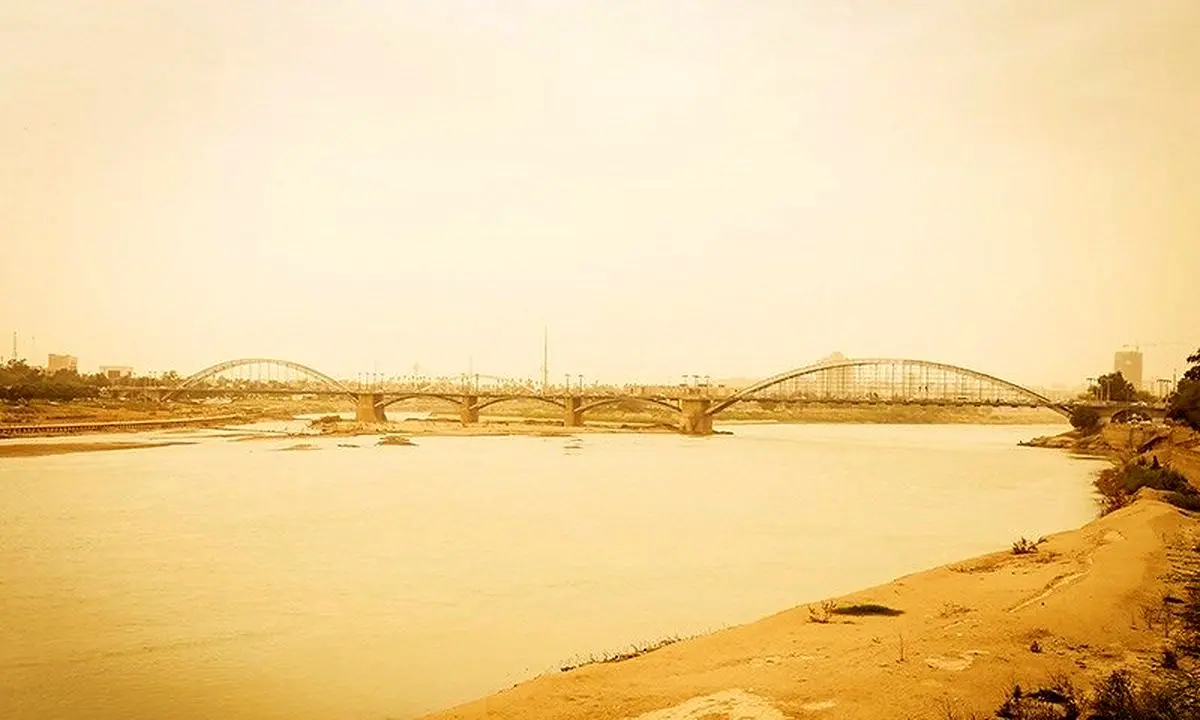 گردوخاک ‌دوباره میهمان خوزستان شد‌؛ آلودگی ‌به ۵۰۰ واحد رسید
