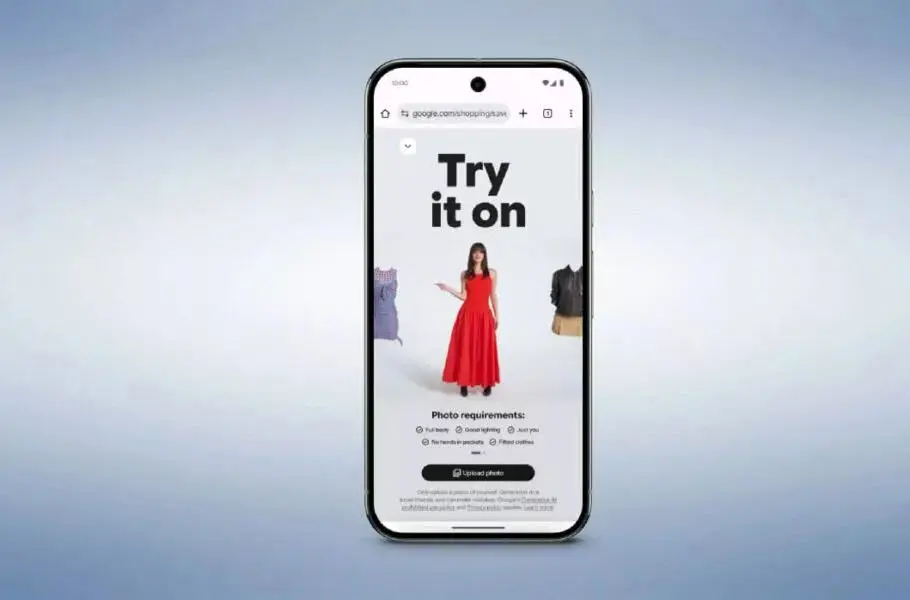 گوگل امکان «پرو کردن مجازی لباس» با عکس شخصی را فراهم کرد