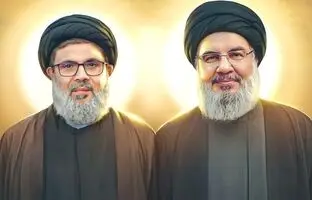 
نخستین تصویر تابوت پیکر‌های سید حسن نصرالله و هاشم صفی‌الدین

