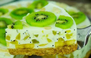 خوشمزه بپزید؛ طرز تهیه کیک کیوی