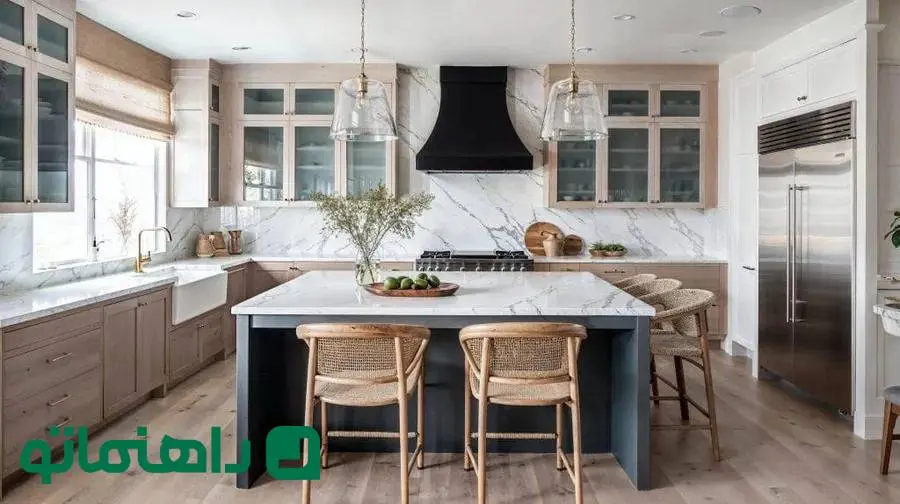 آشپزخانه‌ای به سبک جدید: ۶ استایل که در ۱۴۰۴ به درد نمی‌خورند + ایده‌های اقتصاد