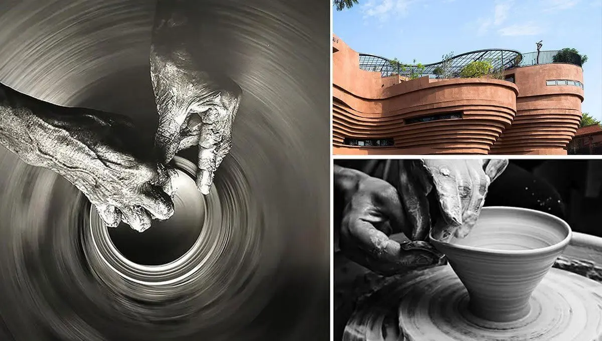 معماری زنده: این خانه ادای احترام به هنر سفالگری است