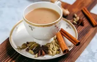 طرز تهیه چای ماسالا با شیر نارگیل