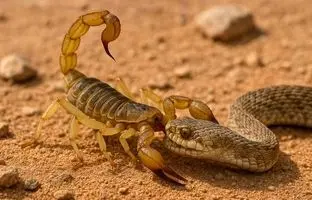 
مار قوی‌تر است یا عقرب و در جنگ تن به تن این دو شکارچی سمی کدام پیروز می‌شود؟
