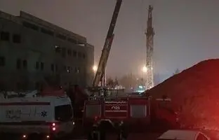 ۲ کشته بر اثر سقوط جرثقیل تاور کرین در کرمانشاه
