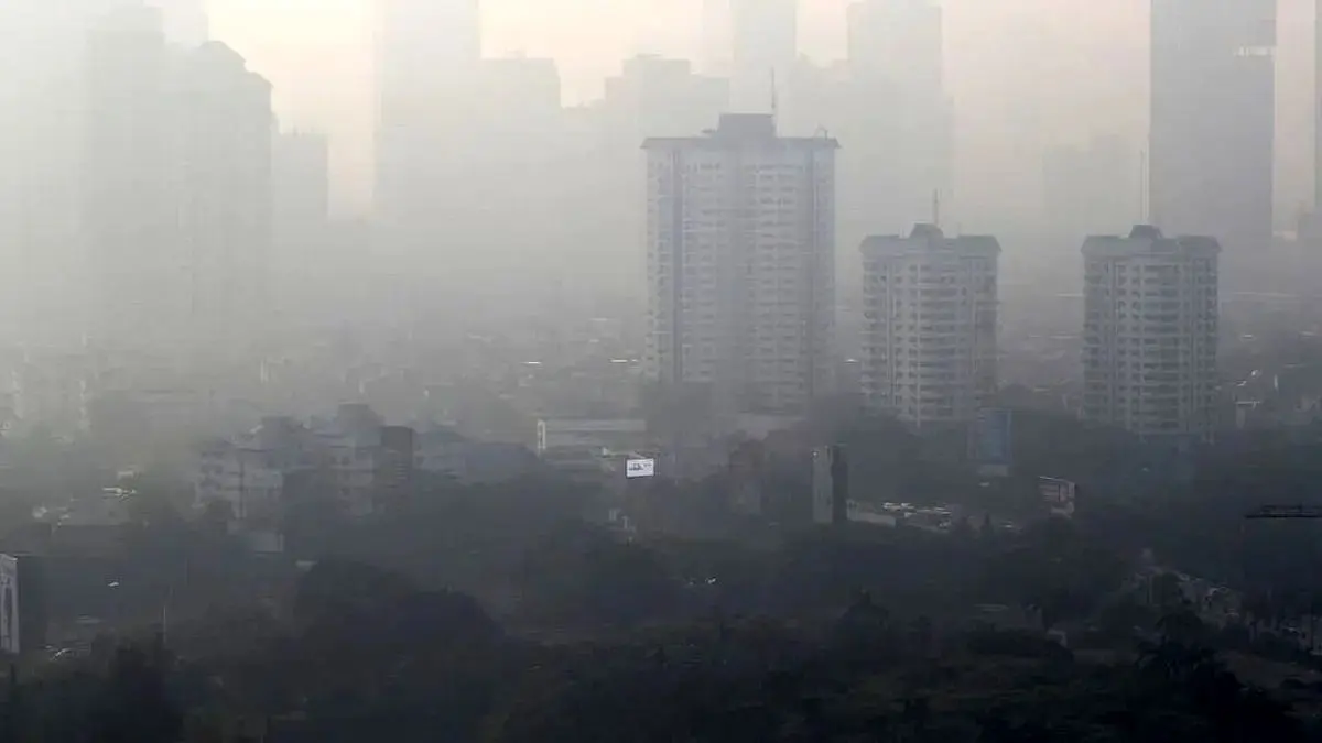 عکسی ترسناک از آلودگی هوای تهران!
