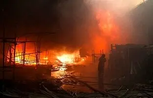  انفجار و آتش‌سوزی در یزد ۳ کشته و ۶ مصدوم برجا گذاشت 