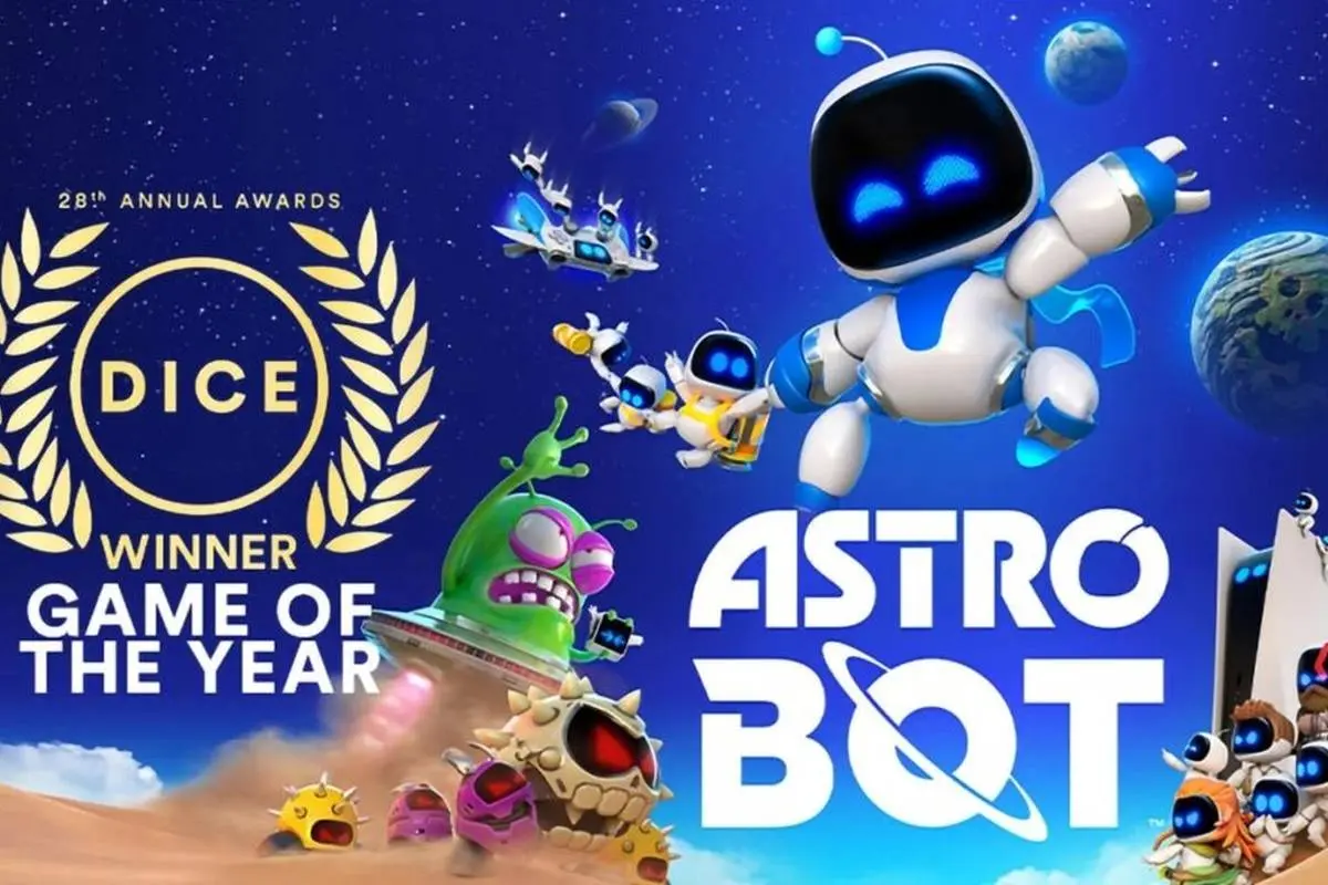 بازی Astro Bot جایزه بهترین بازی سال مراسم DICE را به دست آورد