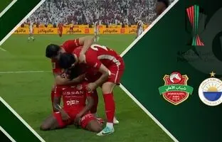 خلاصه بازی شارجه امارات 1 - شباب الاهلی 2 + ویدئو