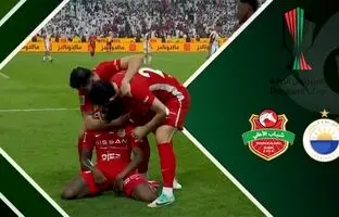 خلاصه بازی شارجه امارات 1 - شباب الاهلی 2 + ویدئو