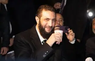  جولانی و وزیر خارجه ترکیه بر فراز کوه قاسیون چای نوشیدند + ویدئو