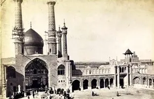 وقتی اطراف حرم حضرت معصومه (س) همه قبرستان بود؛ 140 سال قبل + عکس