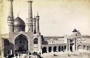 وقتی اطراف حرم حضرت معصومه (س) همه قبرستان بود؛ 140 سال قبل + عکس