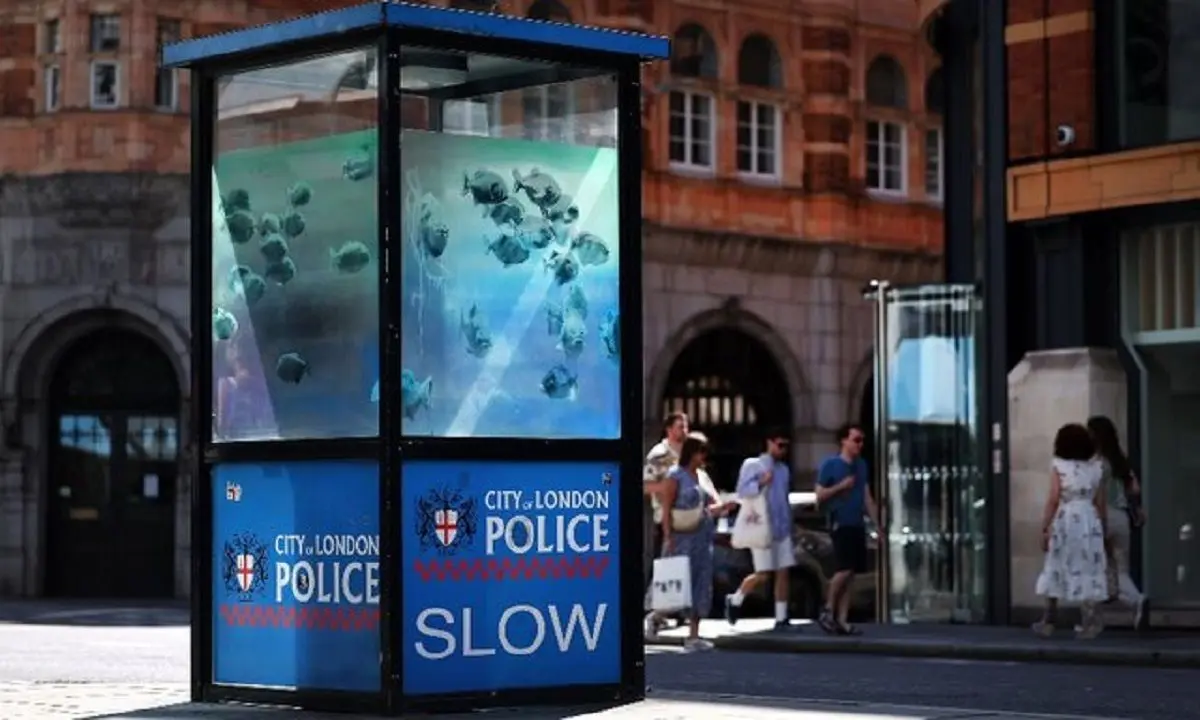 (تصاویر) هشتمین نقاشی بنکسی در لندن ظاهر شد