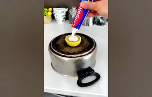 ترفندهایی برای تمیز کردن اجاق گاز، قابلمه، سینک و سرویس بهداشتی + ویدئو