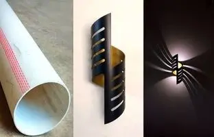 ساخت یک چراغ تزئینی ال ای دی با استفاده از لوله پی وی سی + ویدئو