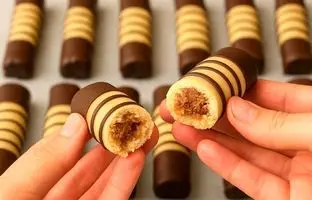 طرز تهیه بهترین شیرین پذیرایی خانگی با طعم فوق‌العاده + ویدئو