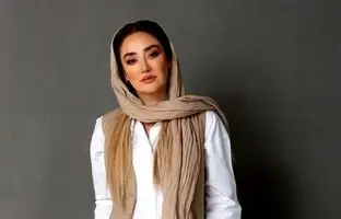 بهاره افشاری به رنگ بهار؛ استایل با کت و شلوار پاستلی