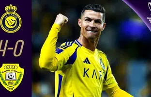 خلاصه بازی النصر 4 - الوصل 0 + ویدئو