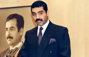 «عدی صدام حسین» به همراه اعضای گارد ریاست جمهوری عراق در کویت؛ سال 1369