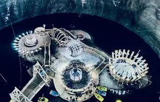 عجیب‌ترین پارک زیرزمینی دنیا در دل یک معدن نمک! +ویدئو